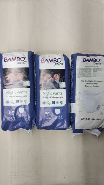 Pyjama pants bambo mixte 8-15 ans par 10 couches 