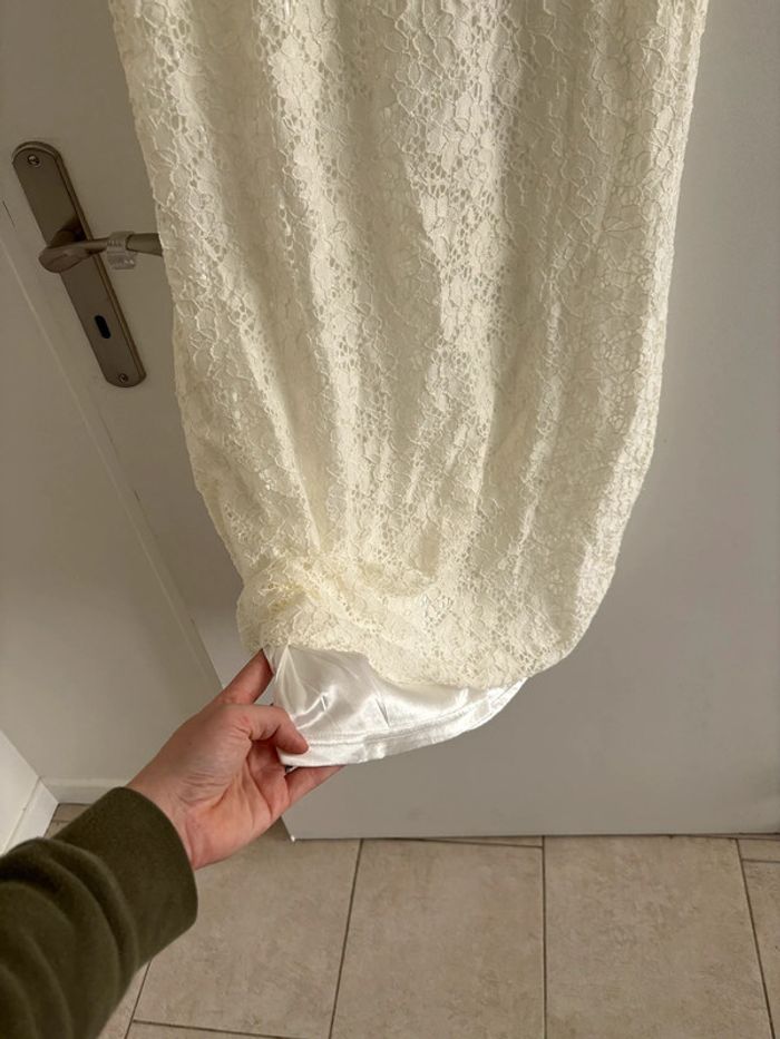 Robe blanche dentelle - photo numéro 3