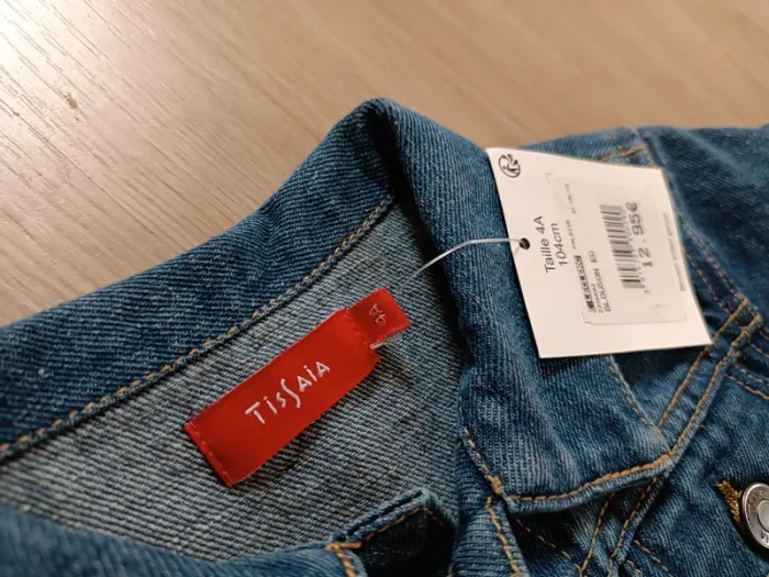 Veste en jean neuve 4 ans - photo numéro 5