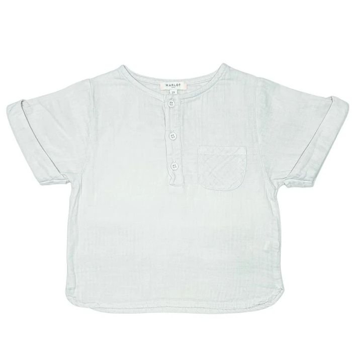 Marlot Paris T-Shirt à manches courtes 24 mois en gaze de coton