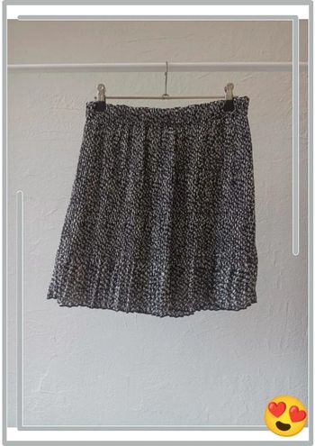 Jupe taille élastique noir et blanc Primark 38