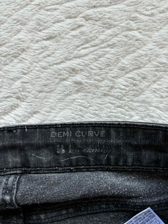 Jean Levi’s femme San Francisco noir gris anthracite demi curve skinny mi taille taille L/40 L32 00s - photo numéro 9
