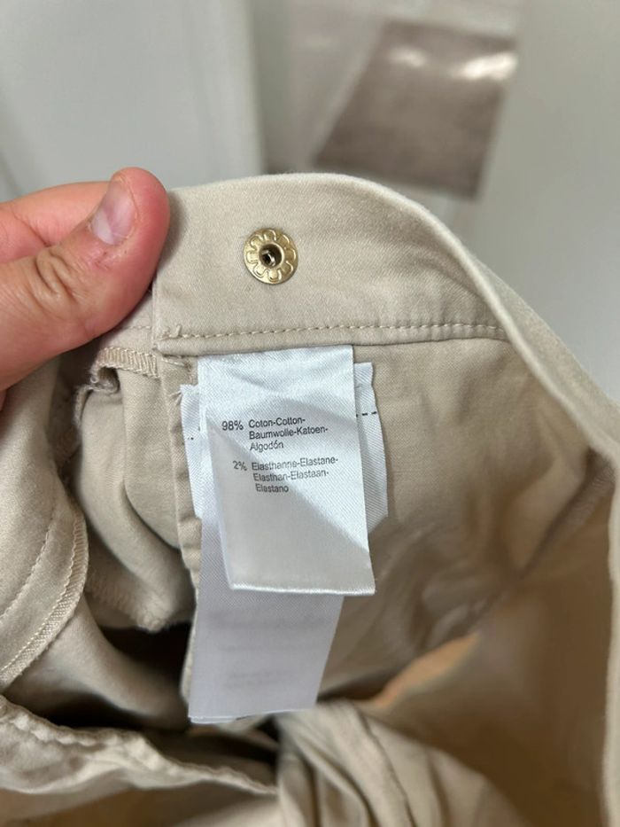 Jupe short beige en coton taille 12 ans cyrillus - photo numéro 6