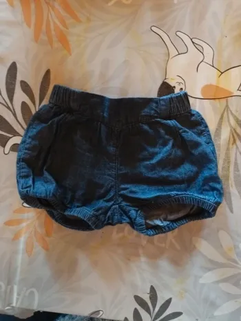 Short jean fille 1 mois