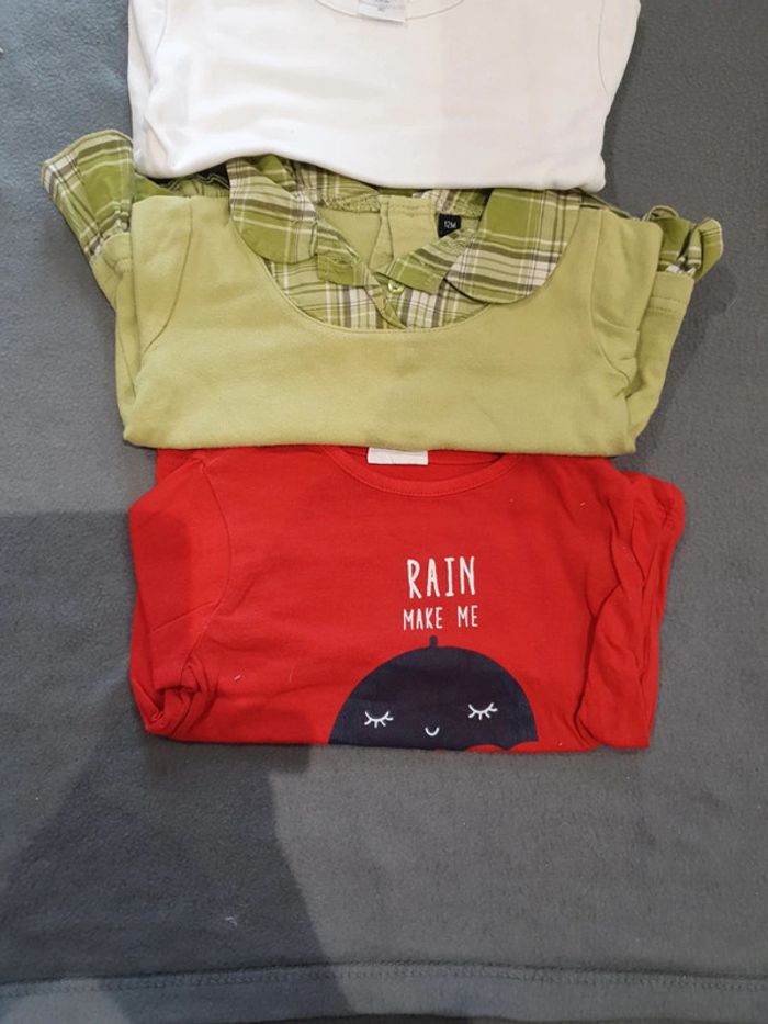Lot de 4 tee-shirt manches longues - photo numéro 2