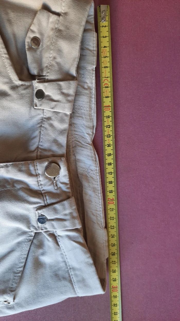 Pantacourt beige T. 6 ans Zara - photo numéro 3