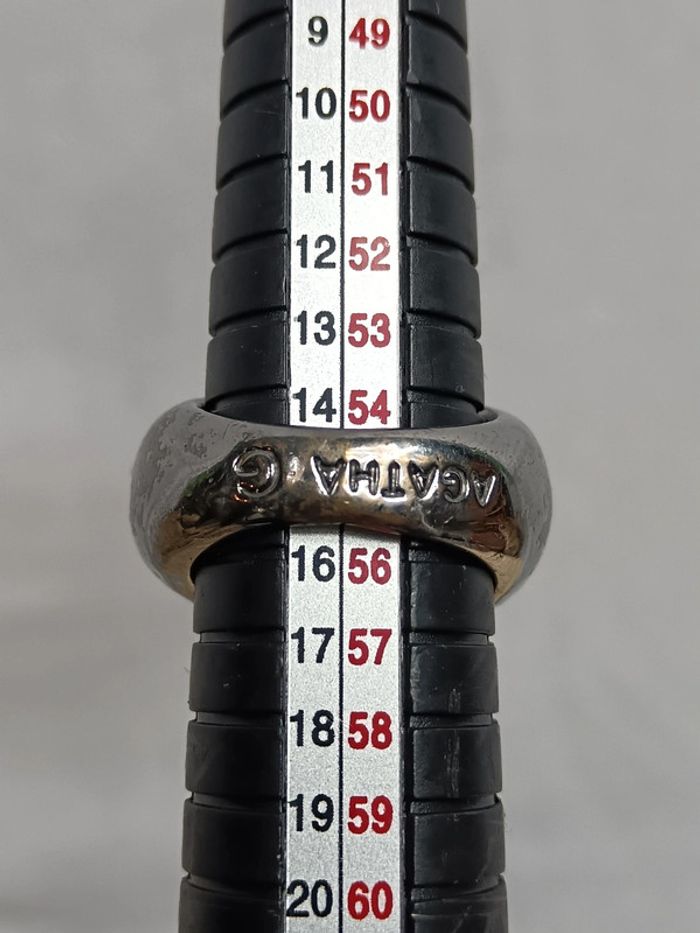 Bague argenté et strass | Agatha Paris | t. 55 - photo numéro 8