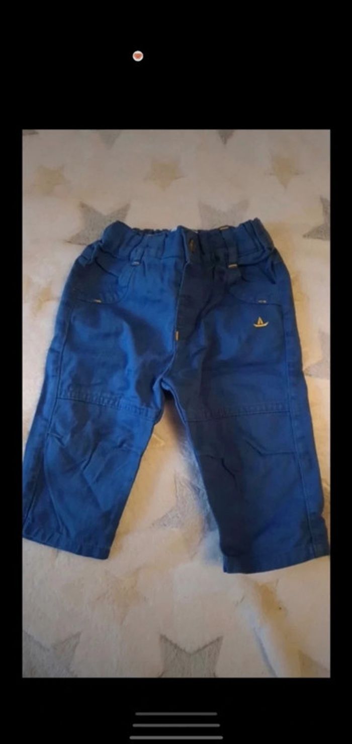 Pantalon bleu marine