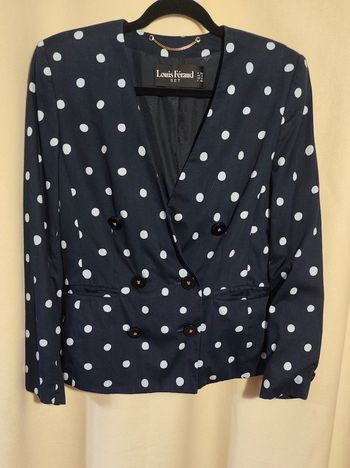 Veste blazer Louis Feraud bleu marine taille 40