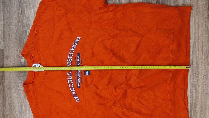 Vêtement homme Sweatshirts Sweats pull orange Fruit of the loom taille L #Retrostreet - photo numéro 5