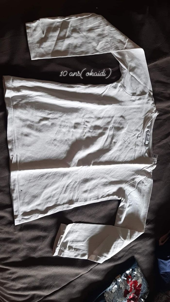 Polo / blouse fille 10 ans