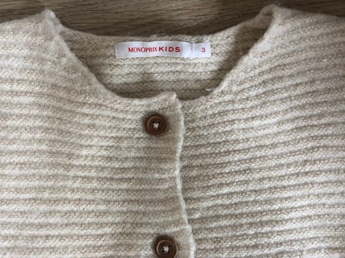 Gilet laine et alpaga 3 ans - photo numéro 2