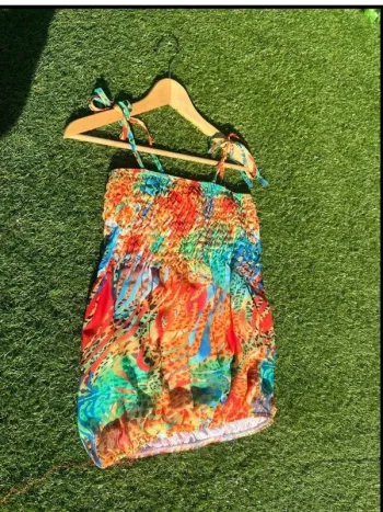 Top original coloré vintage - taille M (mais réglable)