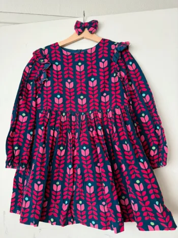 Robe jacadi et barrette