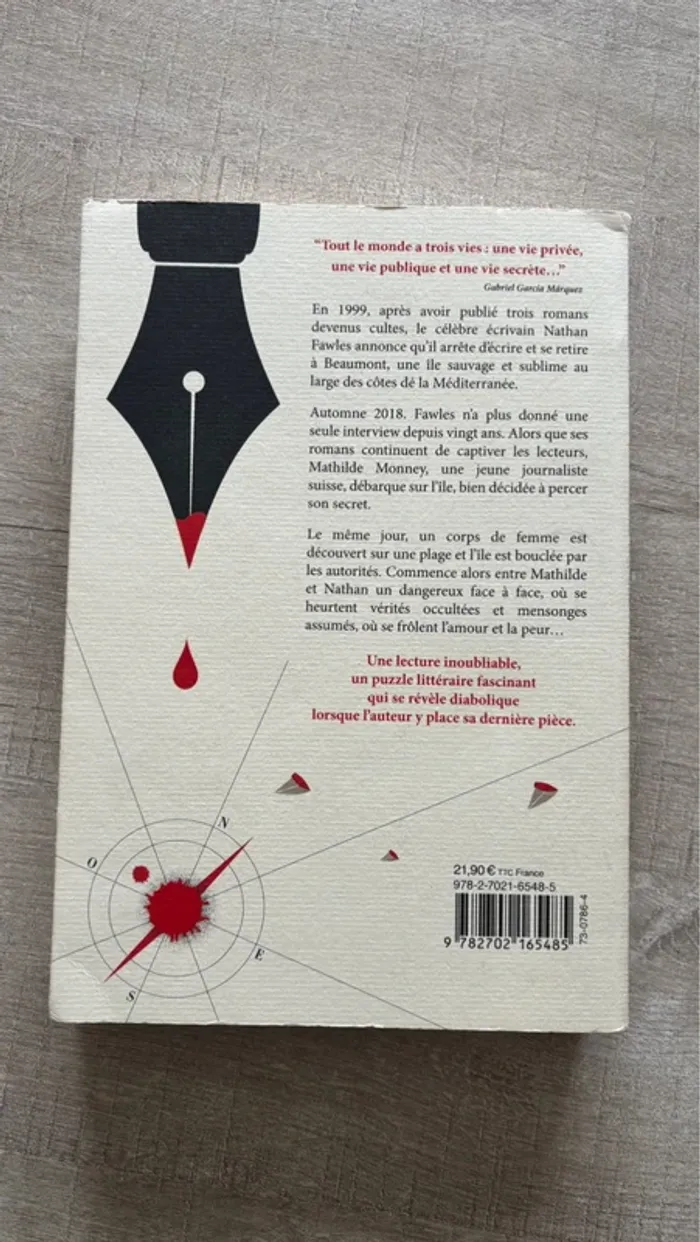 La vie secrète des écrivains - Guillaume MUSSO - photo numéro 3