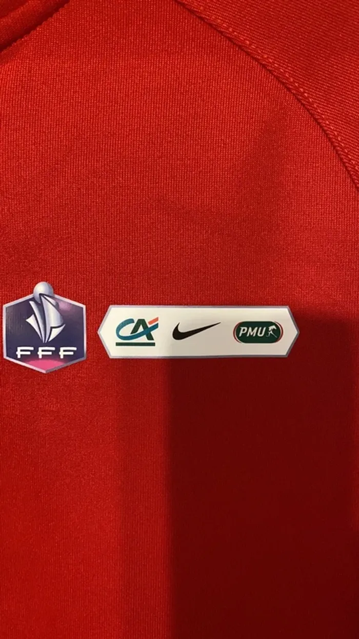 superbe veste gilet survêtement jogging NIKE fff taille M rouge - photo numéro 2
