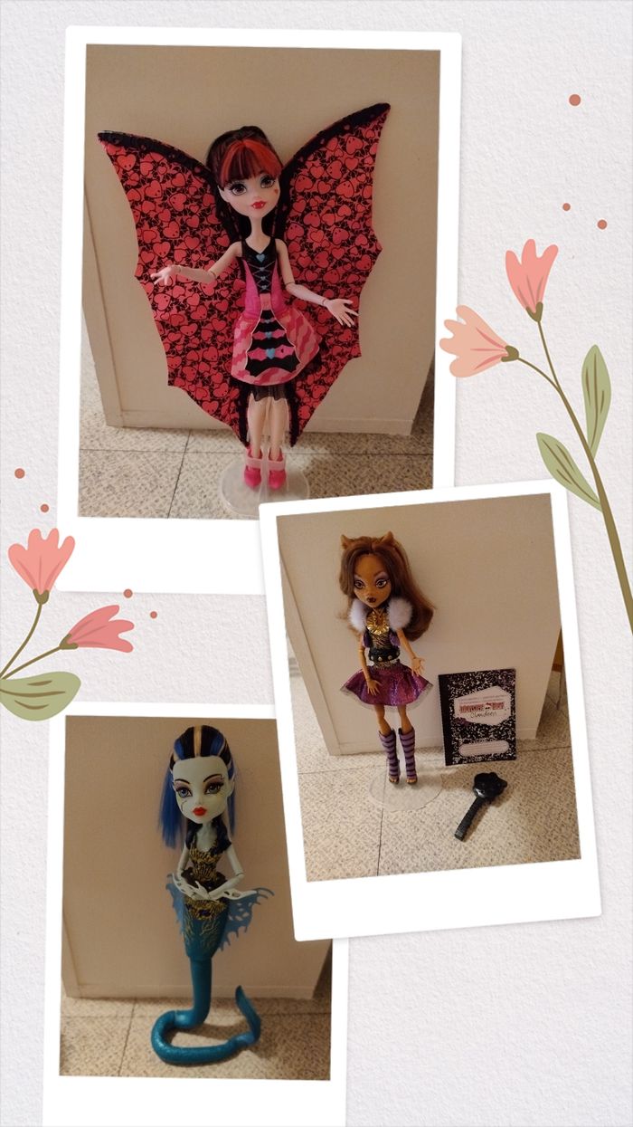 Poupée x3 Monster High