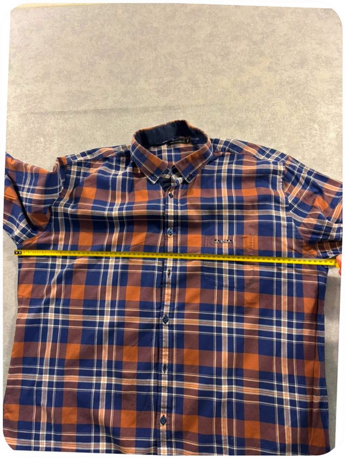 Chemise Mise au Green orange et bleu Taille XXL - photo numéro 8