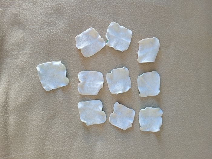 Lot de 10 lingettes lavables