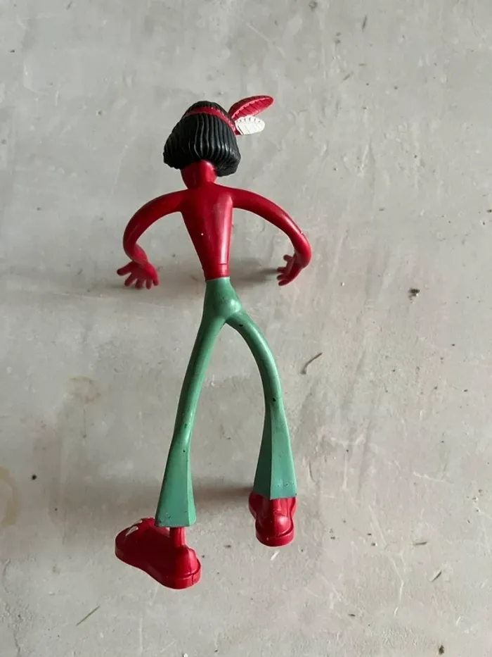 Flexible schleich indien rouge vintage - photo numéro 2