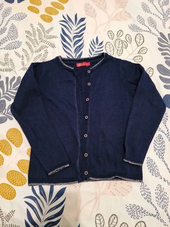 Gilet bleu foncé