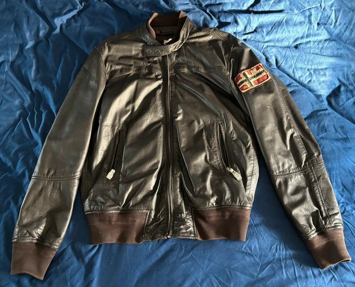 Blouson en cuir Napapijri