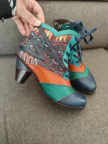Bottines colorées taille 36