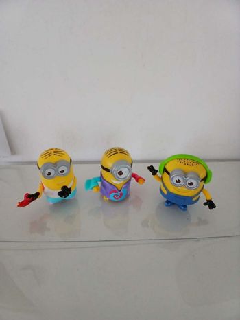 Lot de 3 Figurines Minions 