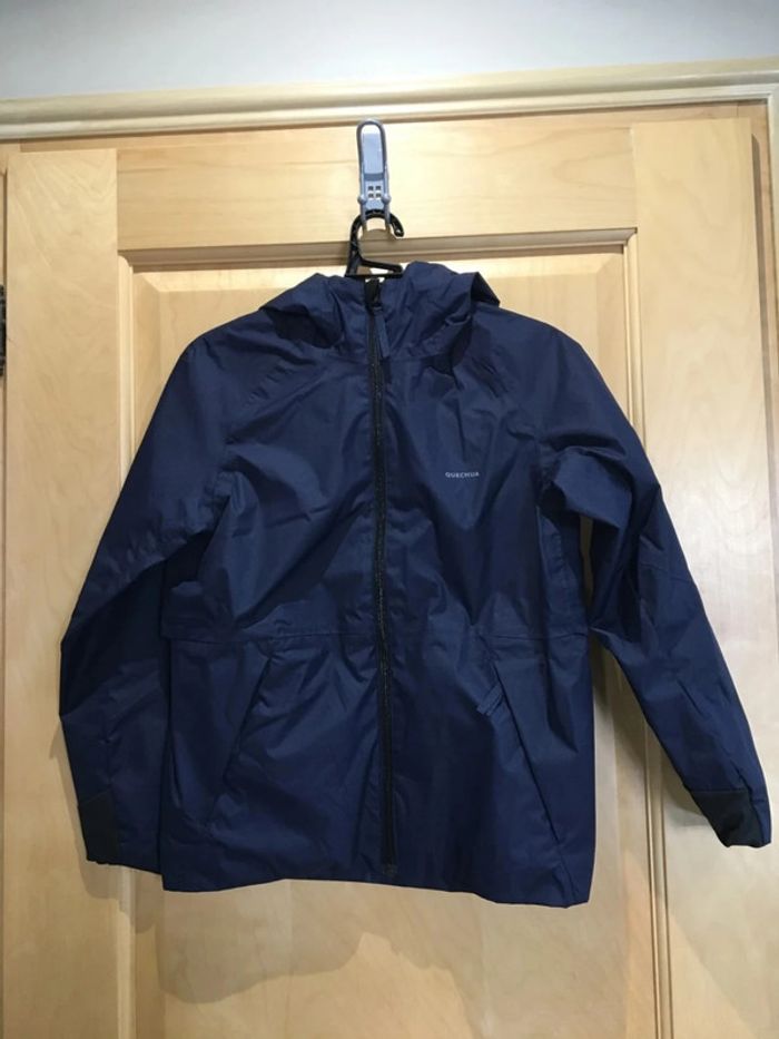 Veste imperméable quechua marine