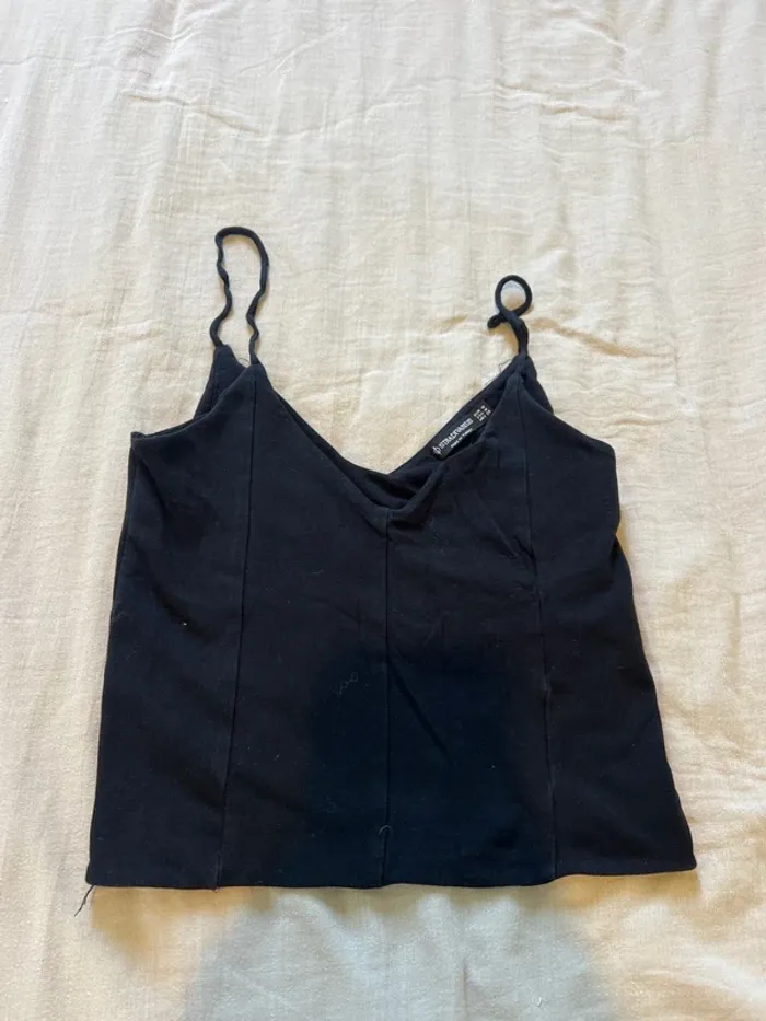 Débardeur noir, Stradivarius