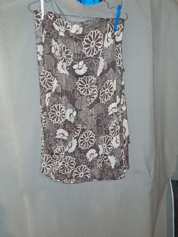 Jupe multiples marron