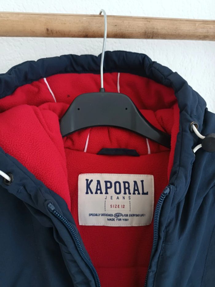 Veste à enfiler manteau parka Kaporal 12 ans - photo numéro 4