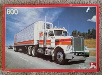 🧩 Puzzle camion américain 500 pièces complet - Nathan 1983