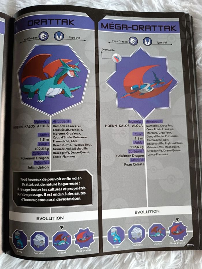 Livre Pokémon : Pokédex de Kanto à Alola _ Hachette Jeunesse - photo numéro 9