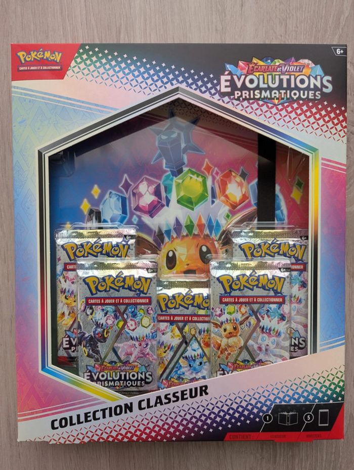 Magnifique coffret Pokémon Évolutions Prismatiques EV8.5 Neuf Scellé FR