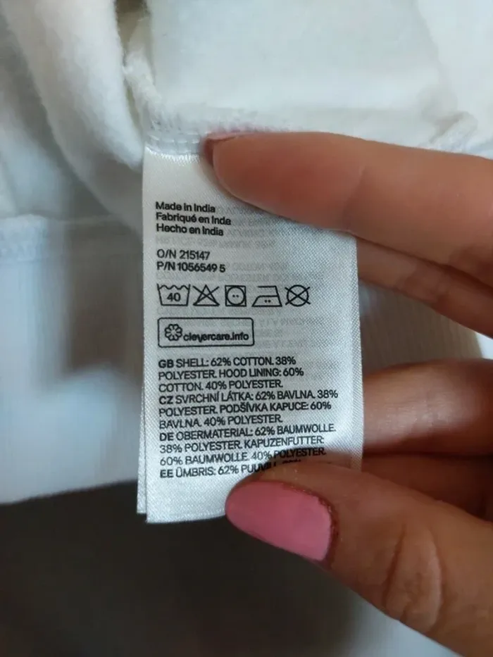 gilet blanc court - H&M - Très peu porté - Taille M - photo numéro 3