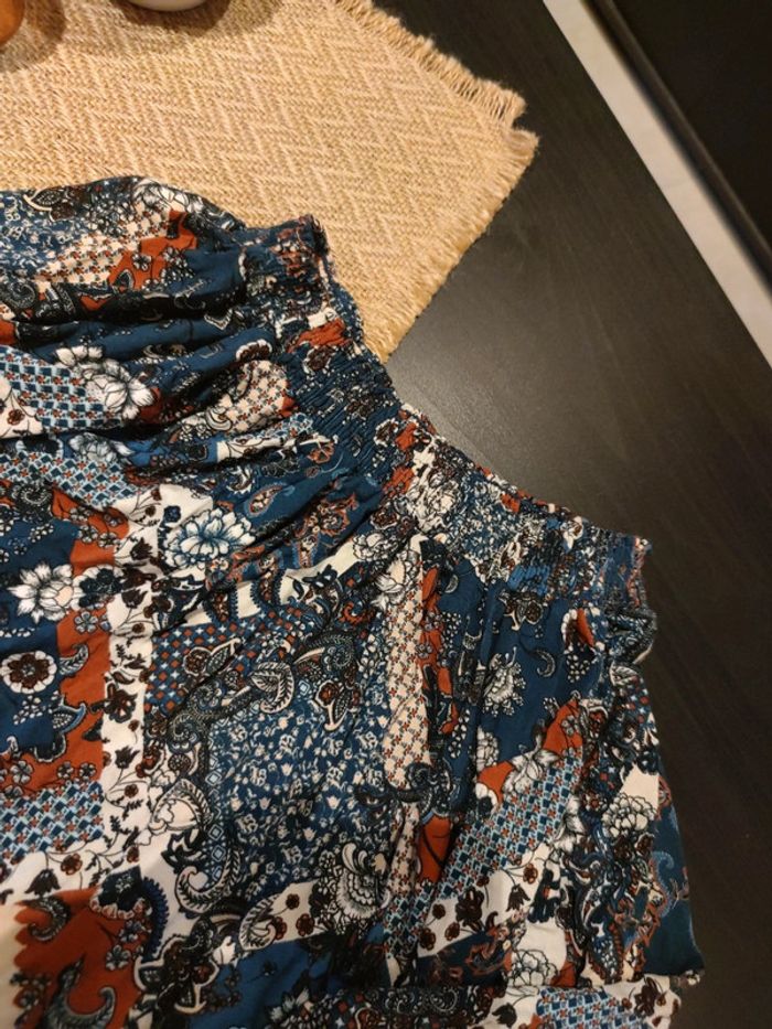 Blouse manches 3/4 fluide - photo numéro 2