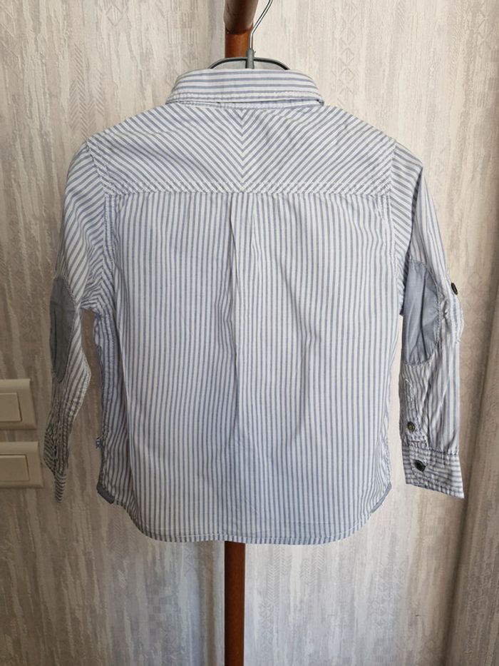 🎯 Chemise manches longues garçon - Okaïdi - Taille 3 ans - Coton - photo numéro 5