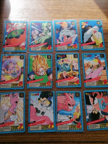 Lot 13 cartes dragon ball z power level 