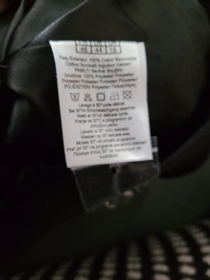 Superbe Teddy en velours noir neuf avec étiquette marque créateur C'est beau la vie taille 44/46 - photo numéro 10