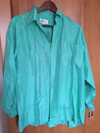 blouse verte taille S