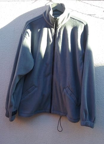 veste polaire zippée homme
