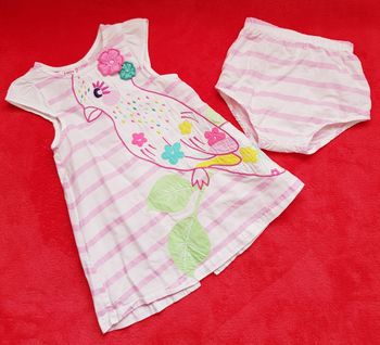 🌸 Robe avec culotte assortie - Dpam - 3 mois 🌸