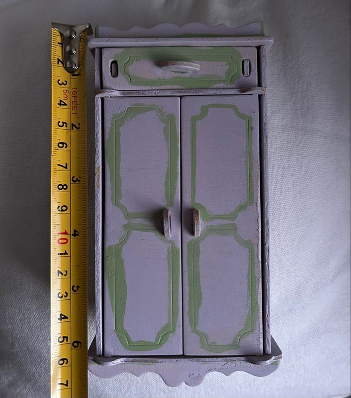 🪆 Charmante Armoire de Poupée Miniature - Style Vintage - photo numéro 4