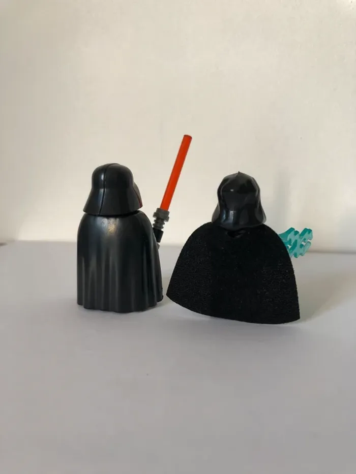 Figurine type lego l’empereur Palpatine et seigneur Dark Vador. Star Wars - photo numéro 3