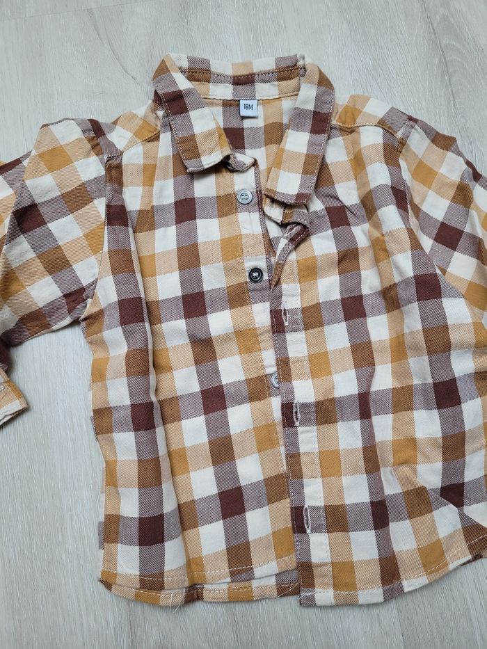 Ensemble t shirt chemise et pantalon 18 mois - photo numéro 3