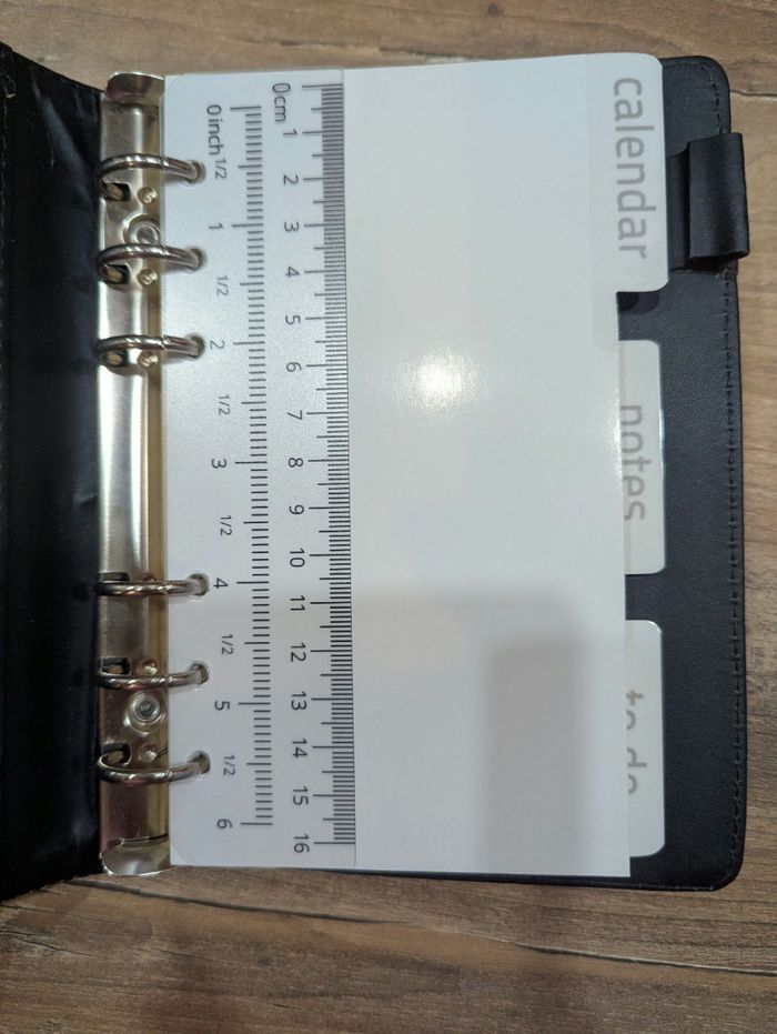 Agenda organiseur rechargeable avec porte carte - photo numéro 4