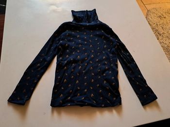 Pull col rouler fille 5 ans , gemo