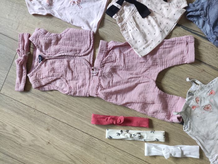 Lot 19 pièces fille printemps été 6 mois - photo numéro 8