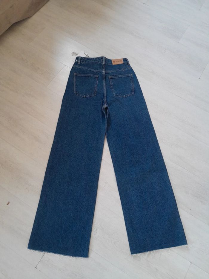 Jean taille haute large NA KD neuf avec étiquette - photo numéro 2